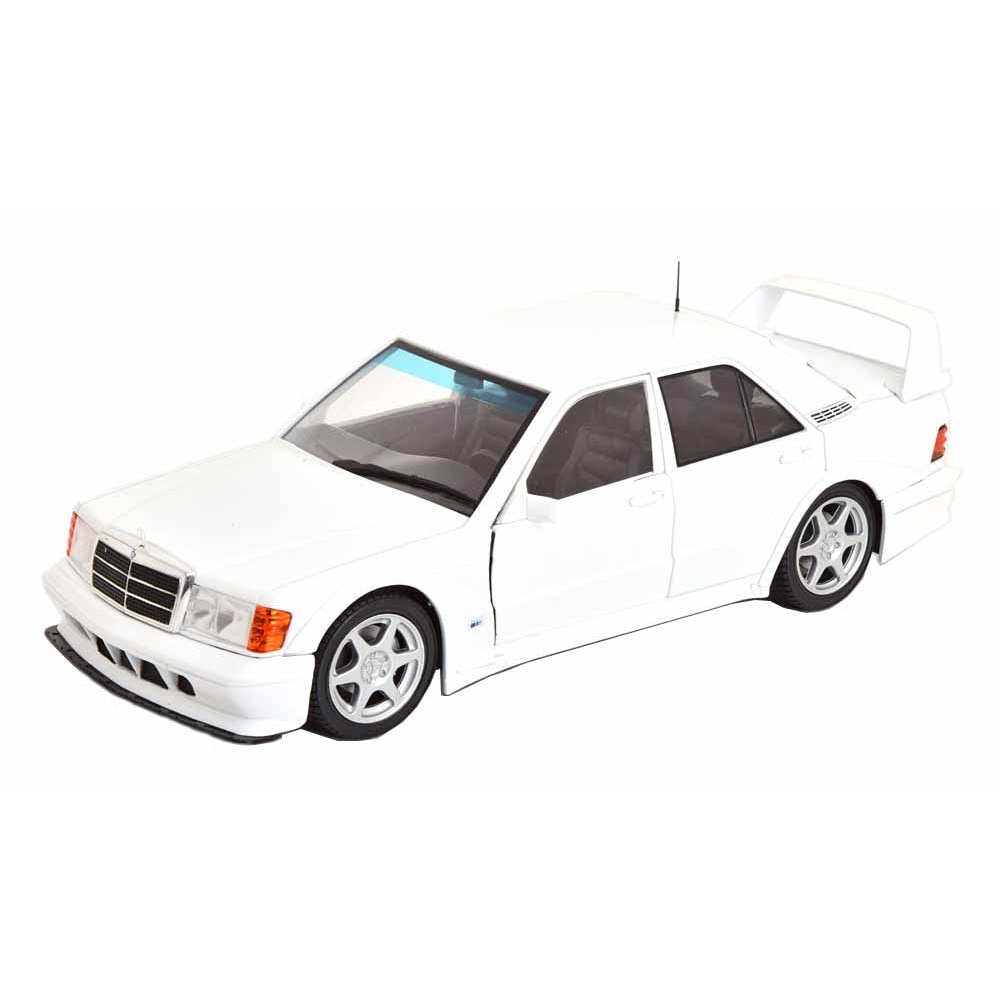 Macheta auto Mercedes Benz 190E Evo 2 (1990), 1:18, Alb, Solido