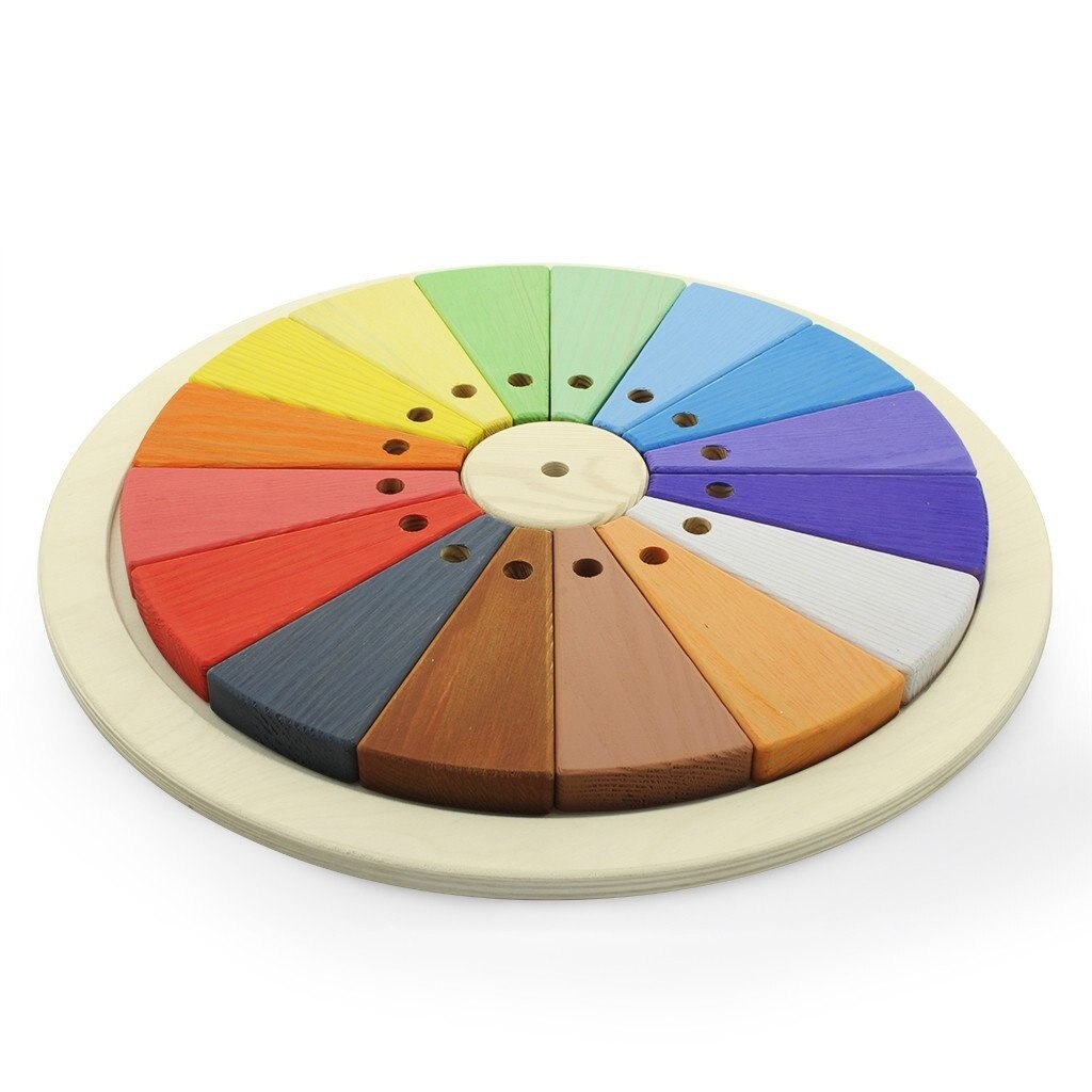 Jucarie lemn, Elica -kit cuburi multicolore