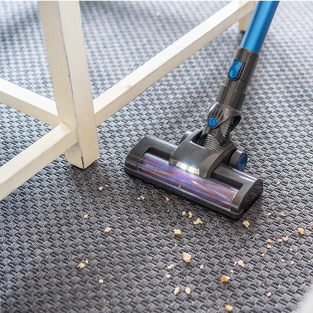 Aspirator 2 in 1 Thermostat, 9000Pa, 2200mAh, 120W, 800 ml, Gri/Albastru