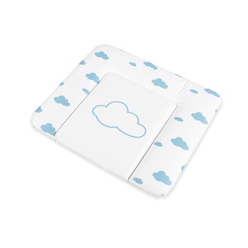 Saltea pentru infasat bebelusi, Pinolino, Komfort, Alb/Albastru, 100% poliester, 85 x 74 cm Saltea pentru infasat bebelusi, Pinolino, Komfort, Alb/Albastru, 100% poliester, 85 x 74 cm