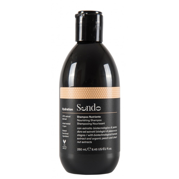 Tápláló sampon száraz hajra Hidratáló, SENDO, 250 ml