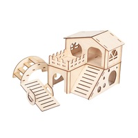 cusca premium case tip casuta loc de joaca din lemn pentru hamster cu 2 etaje scara si balansoar 19 x 185 x 175cm natur imagen 11_0_
0