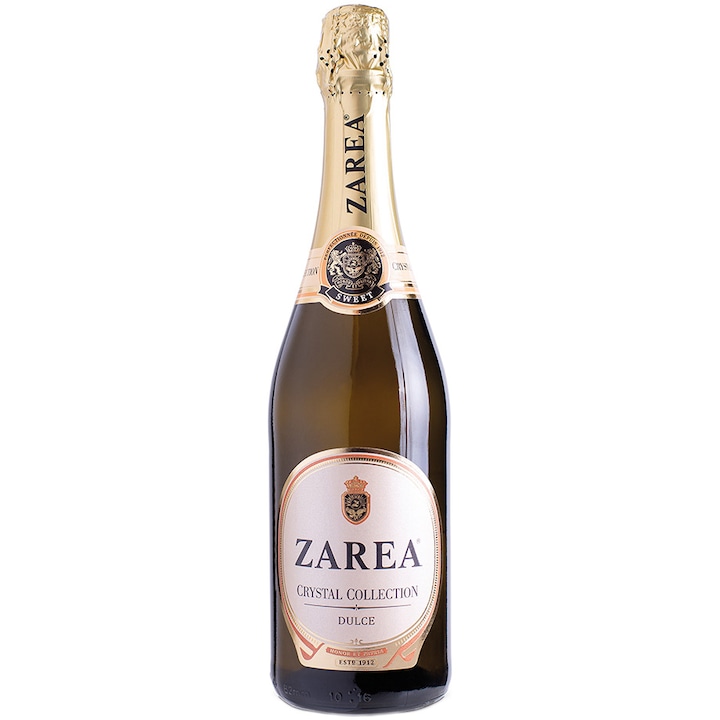 Vin Spumant Zarea Crystal Collection, Alb Dulce, 0.75l