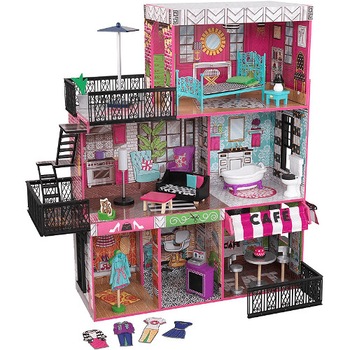 Casuta KidKraft pentru Papusi Brooklyns Loft Casuta KidKraft pentru Papusi Brooklyns Loft