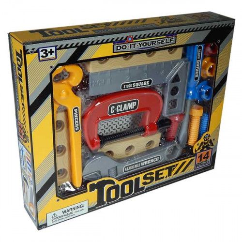 Jucarie Set unelte de asamblat sau reparat, 14 piese