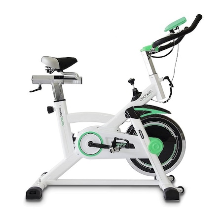 bicicleta de fitness,CECOTEC 7008 Extreme 16,ecran LCD, Greutate maxima120 kg, ergonomie avansata cu frana de urgenta, silentioasa, monitorizeaza ritmul cardiac, alb-verde pret ieftin