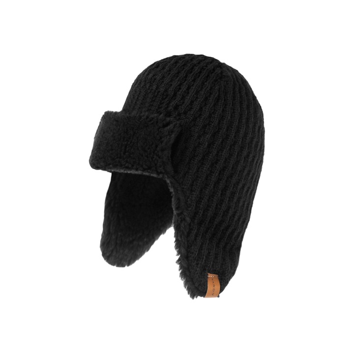 Caciula de iarna Nandy pentru barbati, Negru, NCM-14054-01-CZARNY