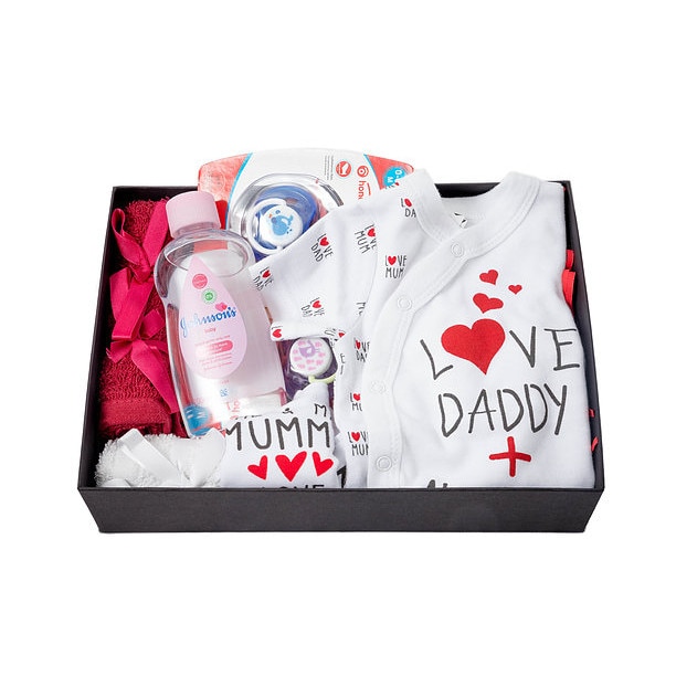 Set cadou baby born, 0-6 luni, Baby Oil Johnson's, Prosoape de fata, Suzeta 0-6 luni, Salopete 