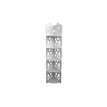 Coltar cu 5 rafturi pentru baie, D155 PVC, 21*119,5*22 cm Coltar cu 5 rafturi pentru baie, D155 PVC, 21*119,5*22 cm