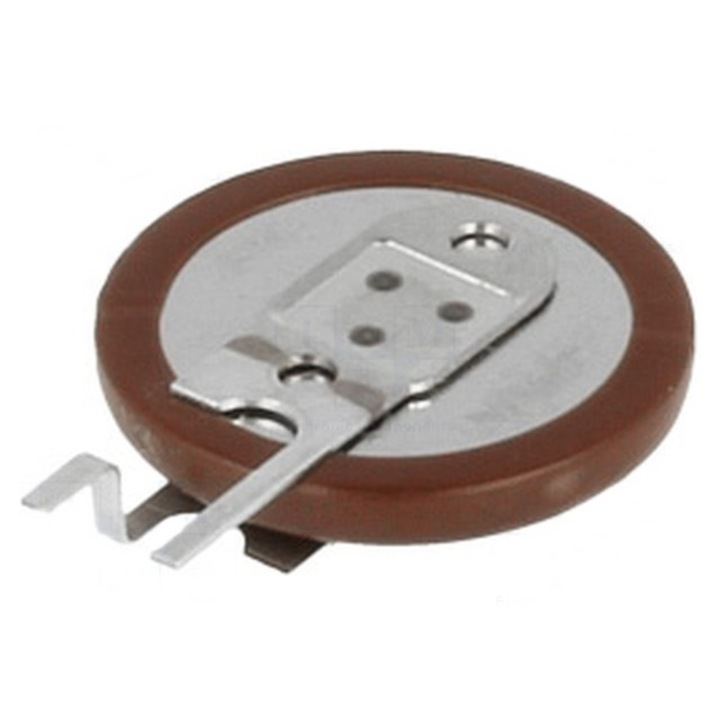 Kulcs akkumulátor/újratölthető BMW Panasonic VL-1220/FCN, 3V, 7mAh, 2 tűs, PCB-hez, függőleges rögzítés, Ø12,6x2,65 mm