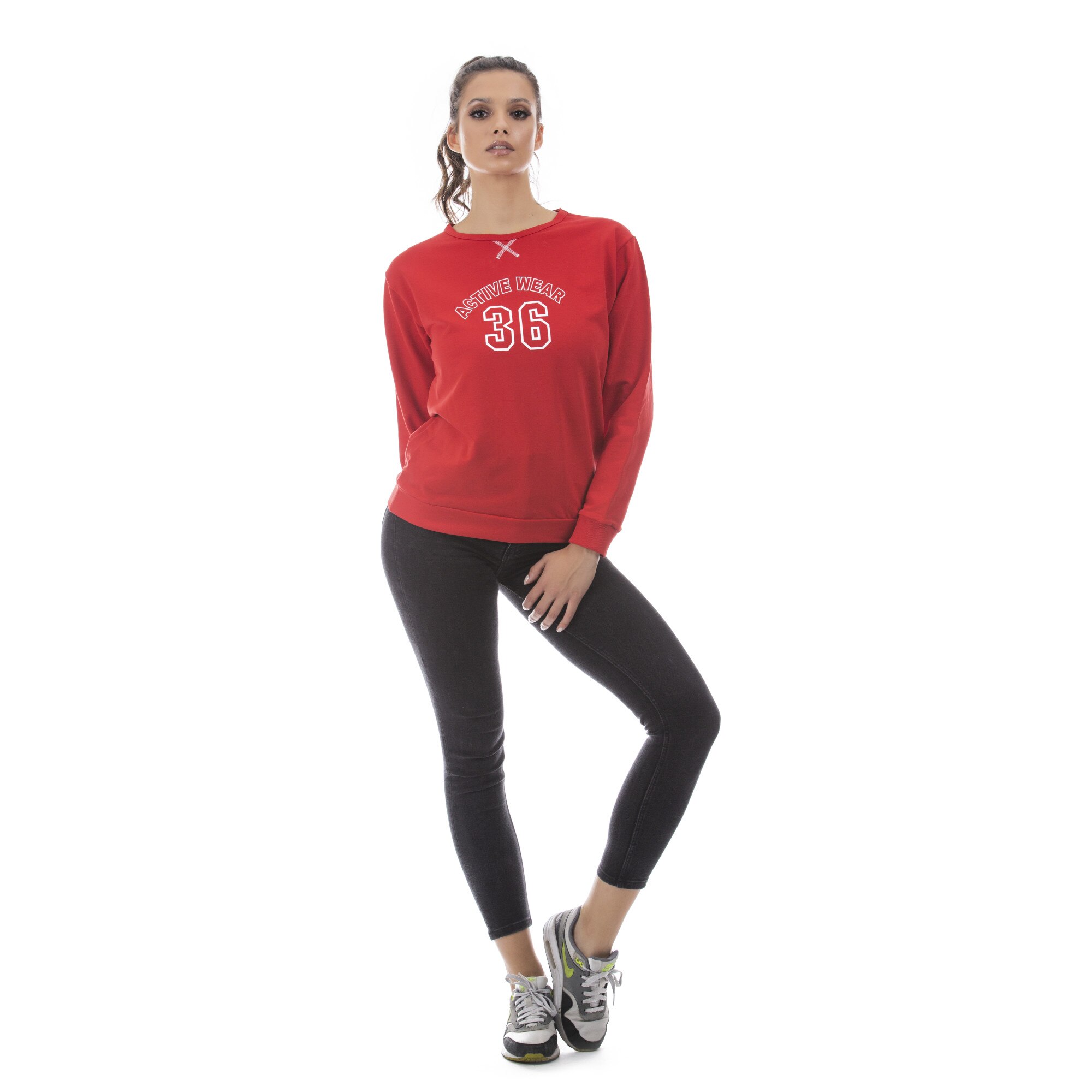 Hanorac dama HF03, Rosu, S