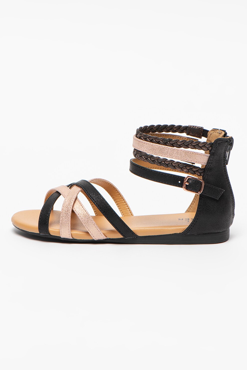 Bullboxer, Sandale de piele ecologica cu barete multiple