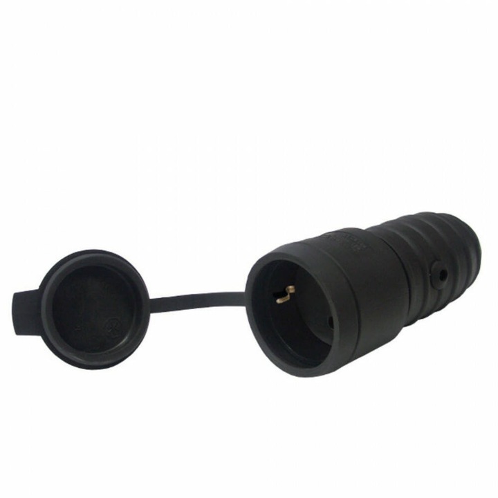 Kanlux 4862 kültéri dugalj fekete IP44