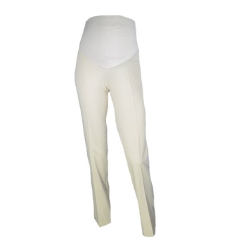 Pantaloni eleganti pentru gravide New Star NWS12C, Crem, 44 Pantaloni eleganti pentru gravide New Star NWS12C, Crem, 44