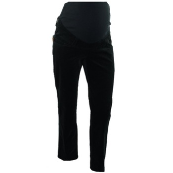 Pantaloni lungi din catifea pentru gravide Mini Junior PGDDE8N, Negru, XXL Pantaloni lungi din catifea pentru gravide Mini Junior PGDDE8N, Negru, XXL