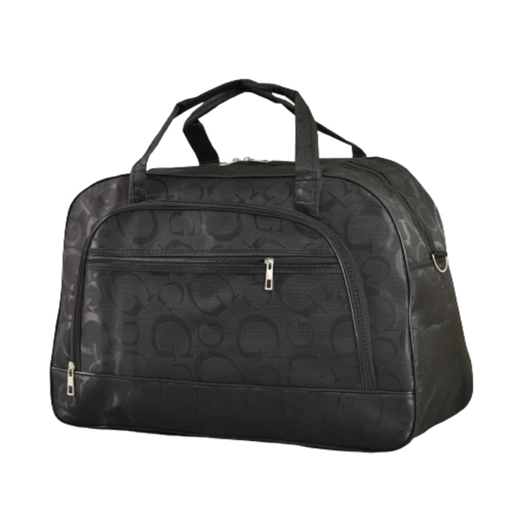 Пътна чанта 60120-2, 53/33/20 см, Текстил, Черна