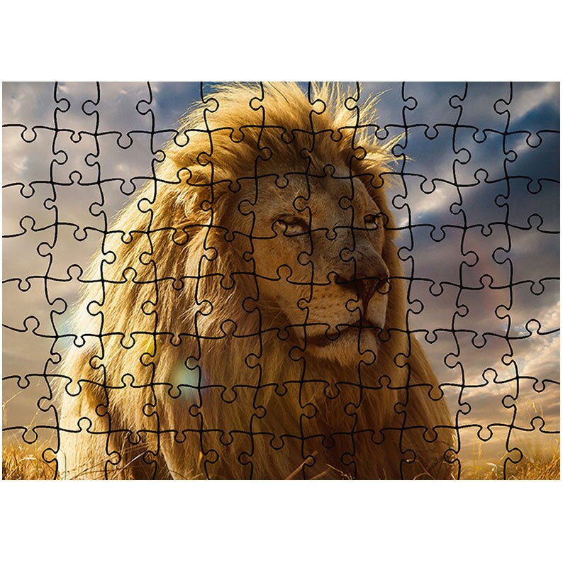 Puzzle Heartwork 96 piese, Lion King 3, Latime 40,5 cm x Inaltime 28,5 cm
