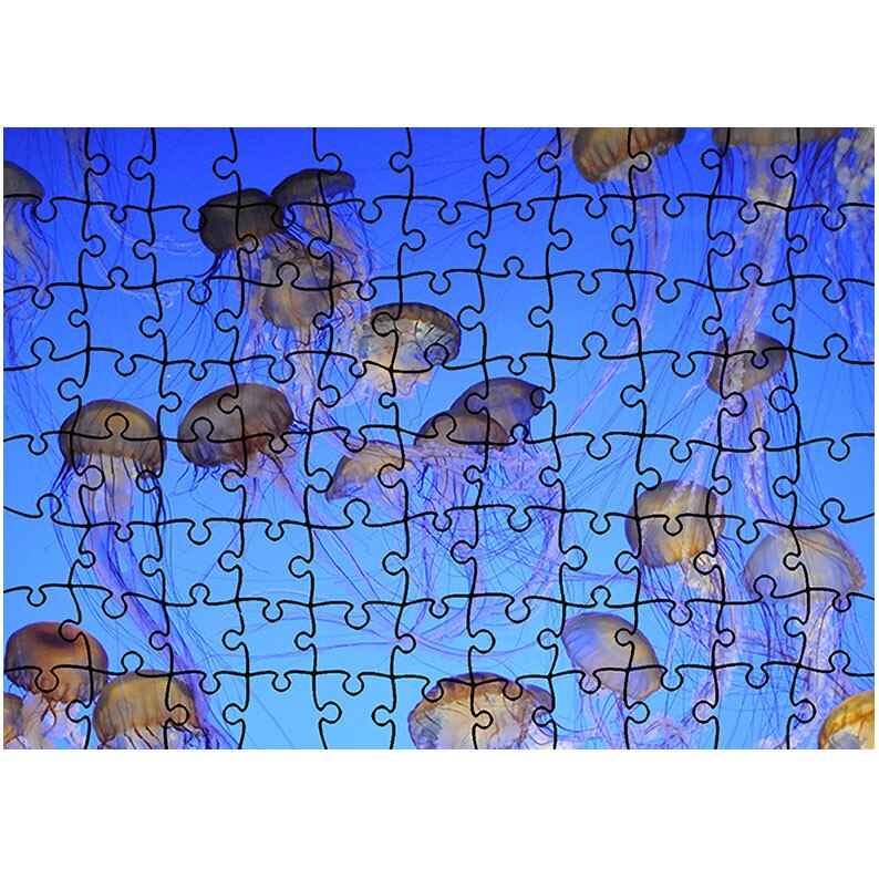 Puzzle Heartwork 96 piese, Multe meduze, Latime 40,5 cm x Inaltime 28,5 cm