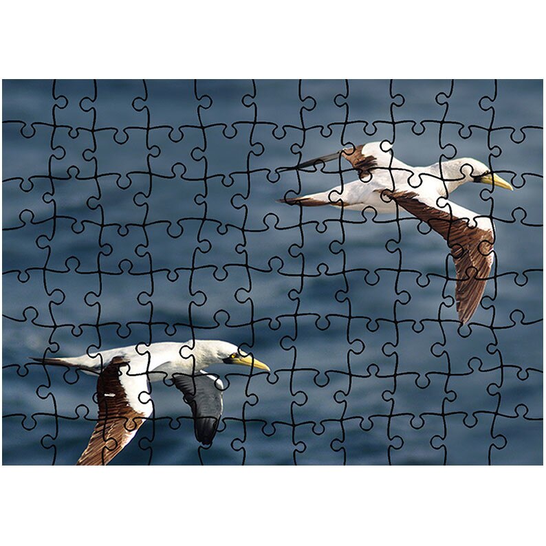 Puzzle Heartwork 96 piese, Pescarusi mici, Latime 40,5 cm x Inaltime 28,5 cm