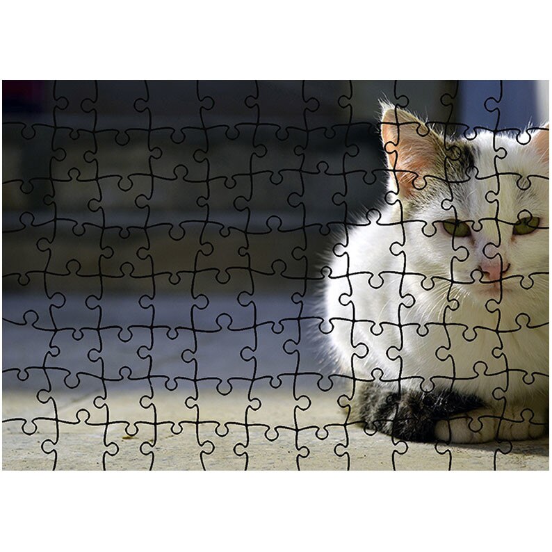 Puzzle Heartwork 96 piese, Pisica persana, Latime 40,5 cm x Inaltime 28,5 cm