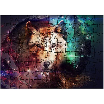 Puzzle Heartwork 96 piese, Lupul magic, Latime 40,5 cm x Inaltime 28,5 cm Puzzle Heartwork 96 piese, Lupul magic, Latime 40,5 cm x Inaltime 28,5 cm