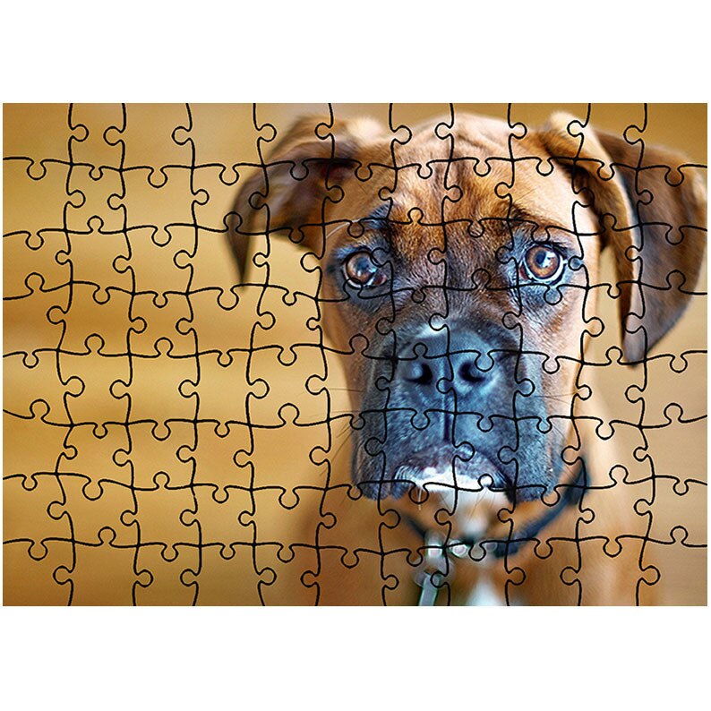 Puzzle Heartwork 96 piese, Caine Boxer, Latime 40,5 cm x Inaltime 28,5 cm