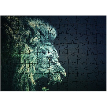 Puzzle Heartwork 96 piese, Leu stilizat, Latime 40,5 cm x Inaltime 28,5 cm Puzzle Heartwork 96 piese, Leu stilizat, Latime 40,5 cm x Inaltime 28,5 cm