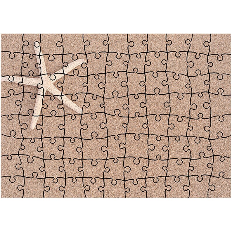 Puzzle Heartwork 96 piese, Stea de mare, Latime 40,5 cm x Inaltime 28,5 cm
