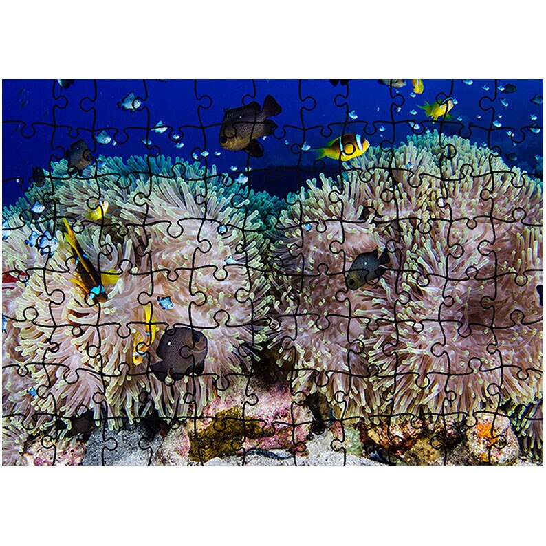 Puzzle Heartwork 96 piese, Recif de corali, Latime 40,5 cm x Inaltime 28,5 cm