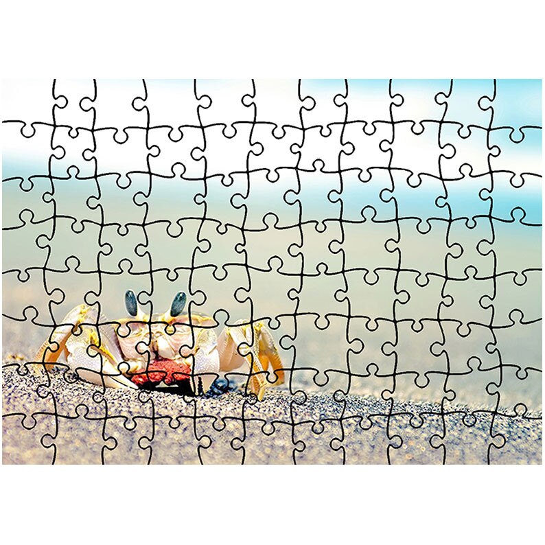 Puzzle Heartwork 96 piese, Crab singuratic, Latime 40,5 cm x Inaltime 28,5 cm