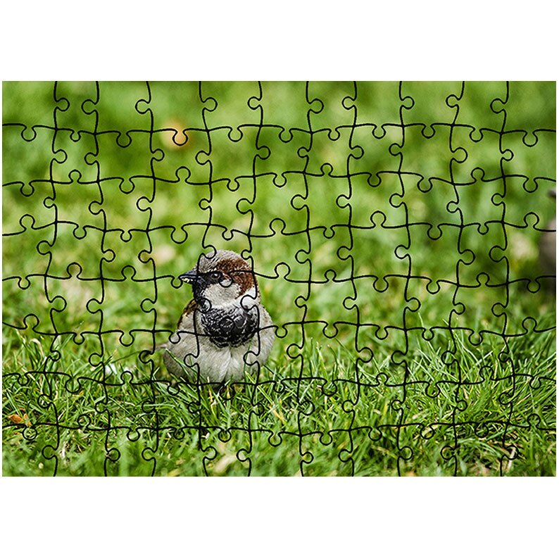 Puzzle Heartwork 96 piese, Pasare libera, Latime 40,5 cm x Inaltime 28,5 cm