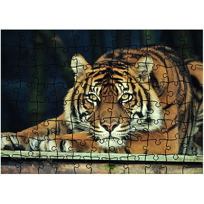 Puzzle Heartwork 96 piese, Tigru sumatran, Latime 40,5 cm x Inaltime 28,5 cm