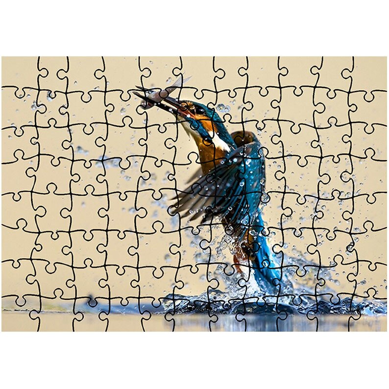Puzzle Heartwork 96 piese, Pasare la vanatoare, Latime 40,5 cm x Inaltime 28,5 cm