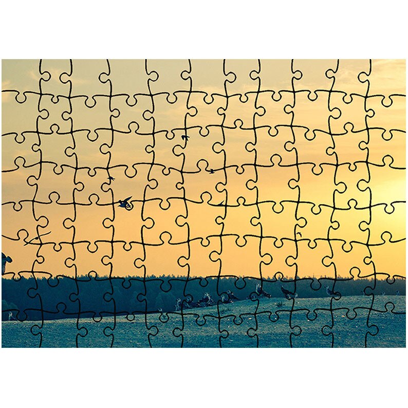 Puzzle Heartwork 96 piese, Pescarusi pe plaja, Latime 40,5 cm x Inaltime 28,5 cm
