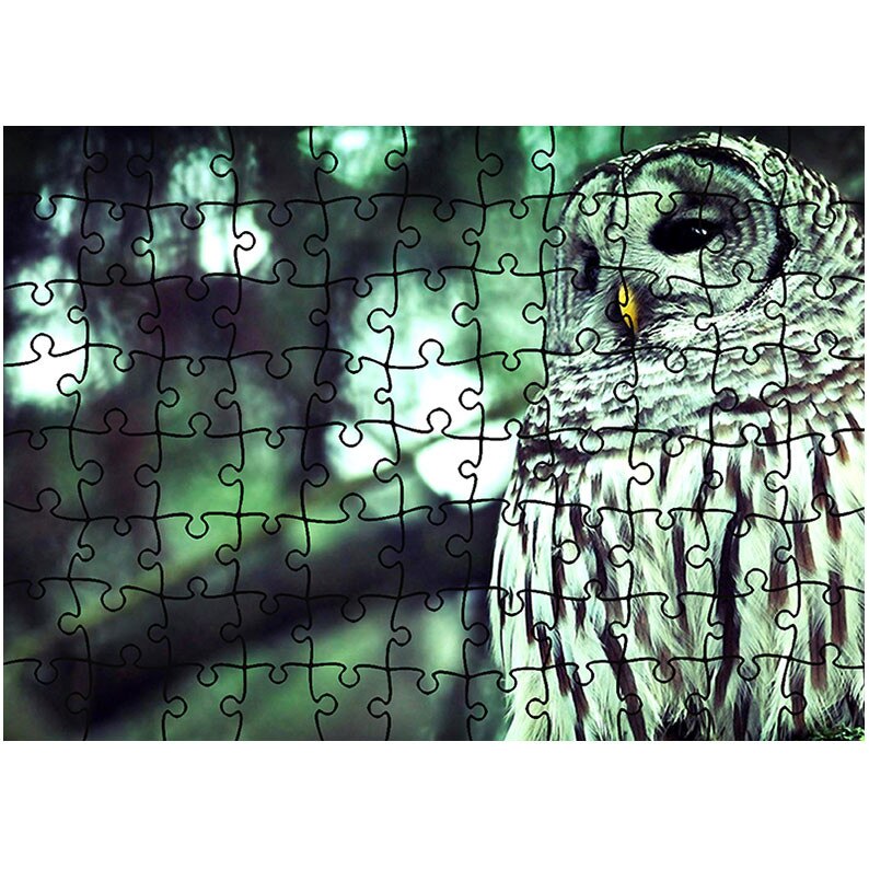 Puzzle Heartwork 96 piese, Bufnita in padure, Latime 40,5 cm x Inaltime 28,5 cm