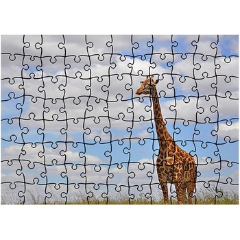 Puzzle Heartwork 96 piese, Girafa in parcul din Nairobi, Latime 40,5 cm x Inaltime 28,5 cm Puzzle Heartwork 96 piese, Girafa in parcul din Nairobi, Latime 40,5 cm x Inaltime 28,5 cm
