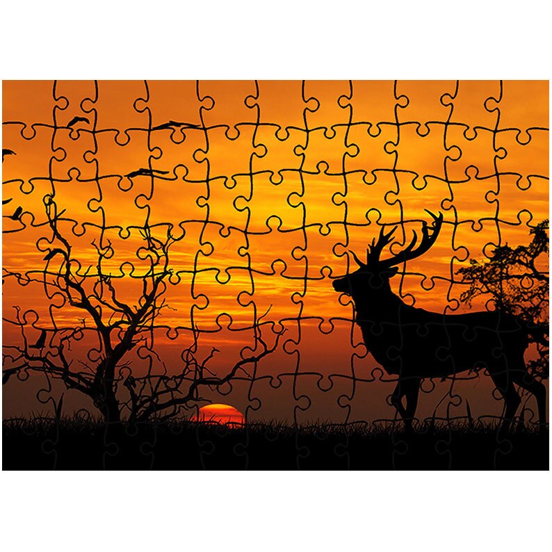 Puzzle Heartwork 96 piese, Apus fantastic, Latime 40,5 cm x Inaltime 28,5 cm