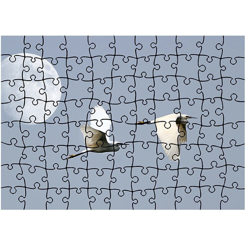 Puzzle Heartwork 96 piese, Pasari in zbor, Latime 40,5 cm x Inaltime 28,5 cm