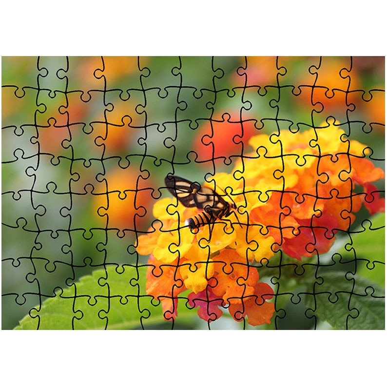 Puzzle Heartwork 96 piese, Albina la lucru, Latime 40,5 cm x Inaltime 28,5 cm