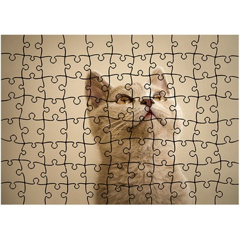 Puzzle Heartwork 96 piese, Pisica curioasa, Latime 40,5 cm x Inaltime 28,5 cm Puzzle Heartwork 96 piese, Pisica curioasa, Latime 40,5 cm x Inaltime 28,5 cm