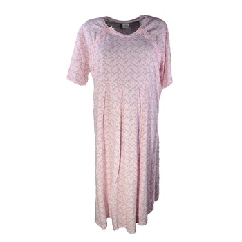 Camasa de noapte pentru alaptat Nicoletta CMV-4, Roz, Roz Camasa de noapte pentru alaptat Nicoletta CMV-4, Roz, Roz