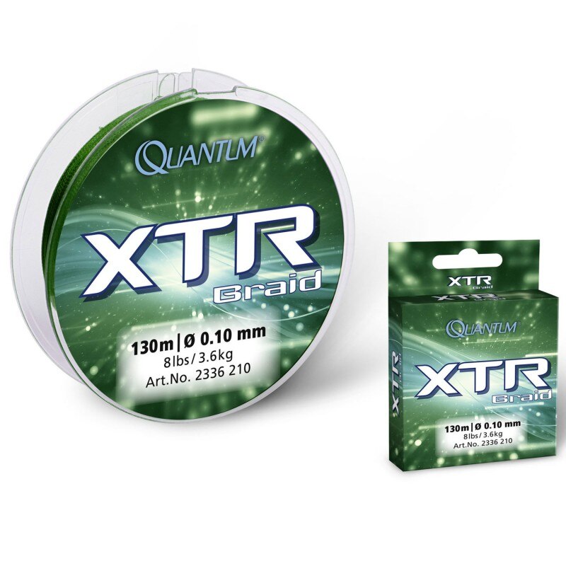 Fir Quantum XTR Braid 130m Green 0.17 mm
