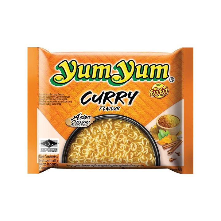 Yum Yum Taitei Instant cu Curry 60g