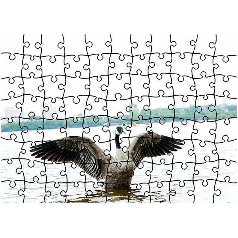 Puzzle Heartwork 96 piese, Gasca pe apa, Latime 40,5 cm x Inaltime 28,5 cm