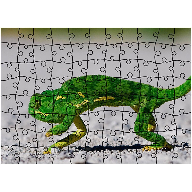 Puzzle Heartwork 96 piese, Cameleon, Latime 40,5 cm x Inaltime 28,5 cm