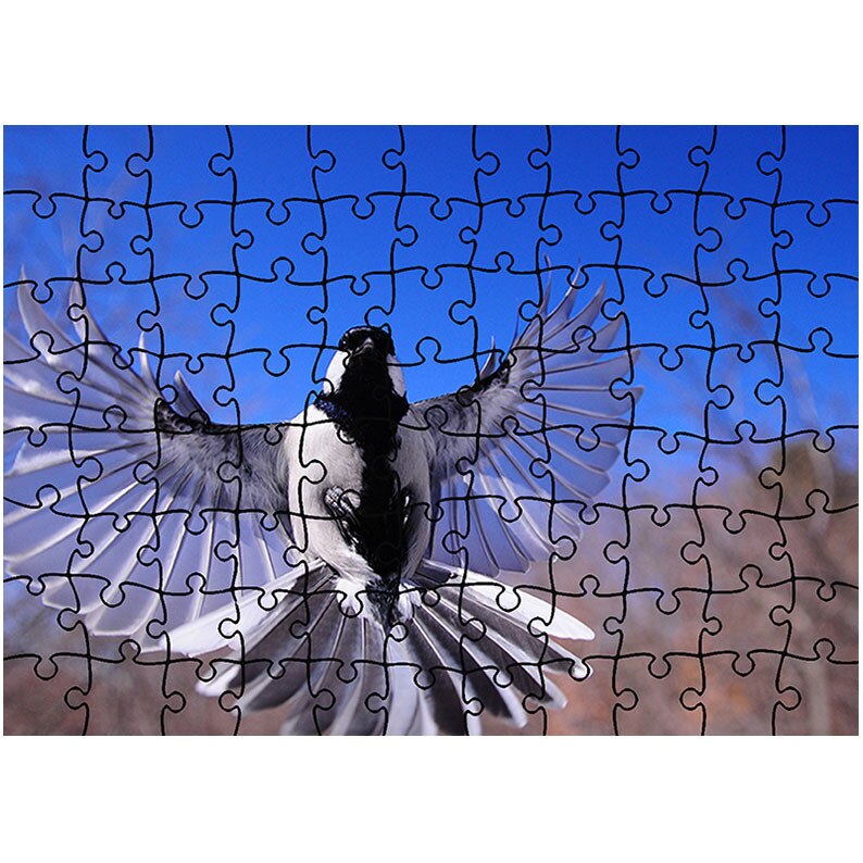 Puzzle Heartwork 96 piese, Pasare zburand, Latime 40,5 cm x Inaltime 28,5 cm