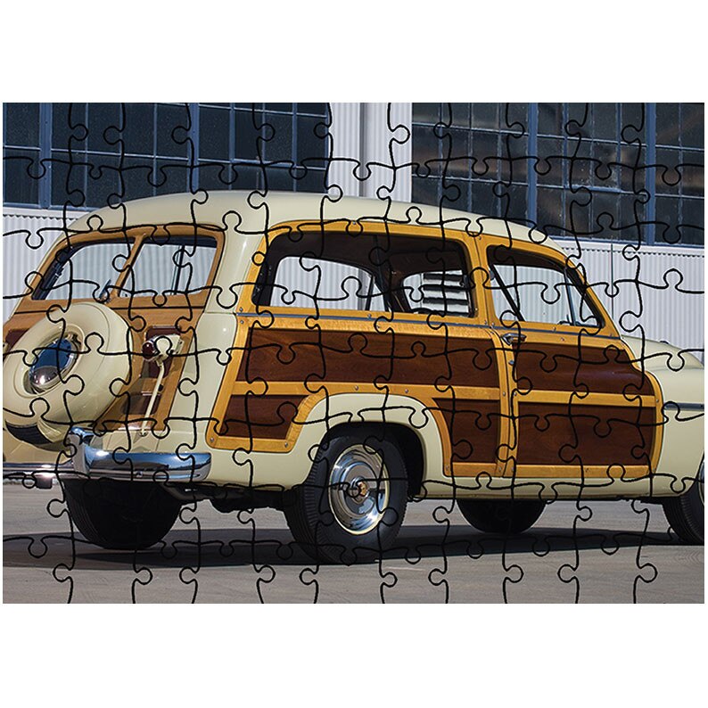 Puzzle Heartwork 96 piese, 1951 Mercury Station Wagon, Latime 40,5 cm x Inaltime 28,5 cm