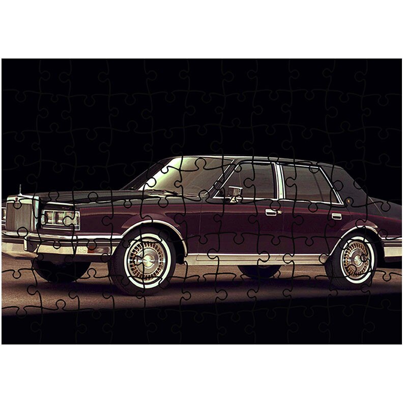 Puzzle Heartwork 96 piese, Lincoln Continental 1982, Latime 40,5 cm x Inaltime 28,5 cm