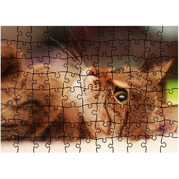 Puzzle Heartwork 96 piese, Pisica cool, Latime 40,5 cm x Inaltime 28,5 cm Puzzle Heartwork 96 piese, Pisica cool, Latime 40,5 cm x Inaltime 28,5 cm