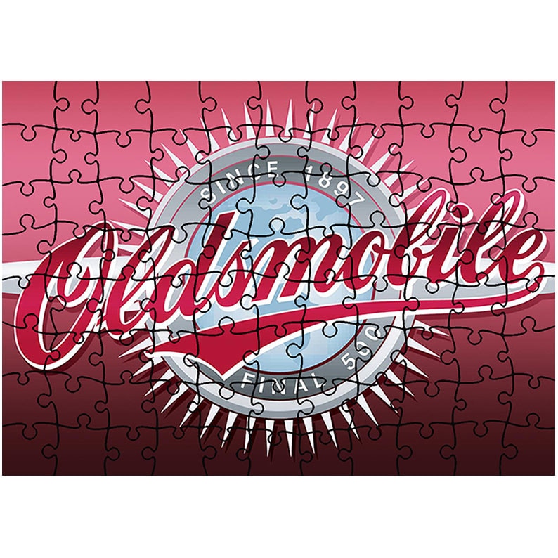 Puzzle Heartwork 96 piese, Oldsmobile Logo, Latime 40,5 cm x Inaltime 28,5 cm